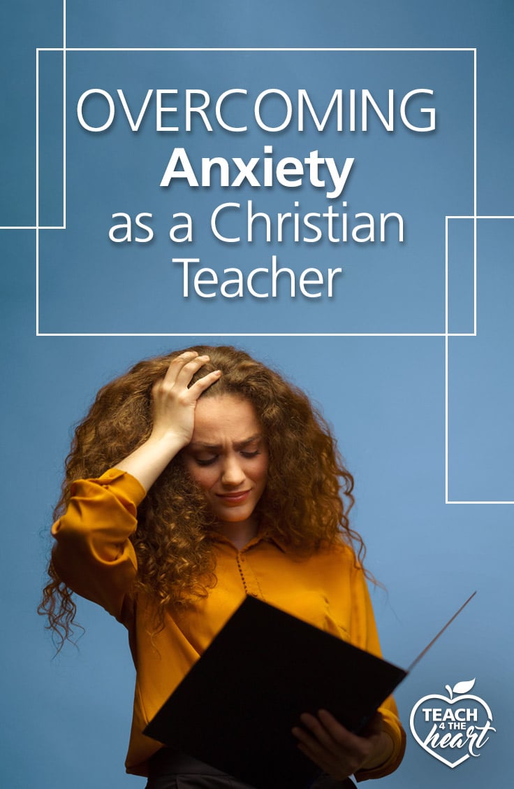 Today we are sharing Scriptural principles and practical strategies to help Christian teachers overcome anxiety. If you want to teach with a sense of God's presence and peace, this is for you. Listen to the podcast at https://teach4theheart.com/overcome-anxiety-christian-teacher/