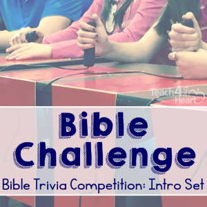 Bible Challenge cover intro set