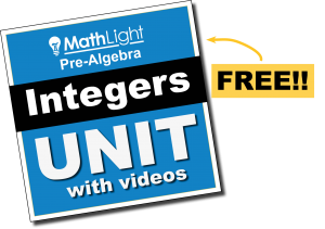 free pre algebra integers unit with videos - perfect for flipping your class. includes videos, student notes, practice / homework, assessments, and more