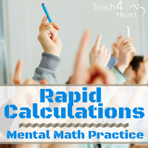 rapid calculations mental math practice drills