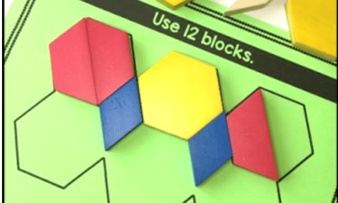 use pattern block puzzles for morning work